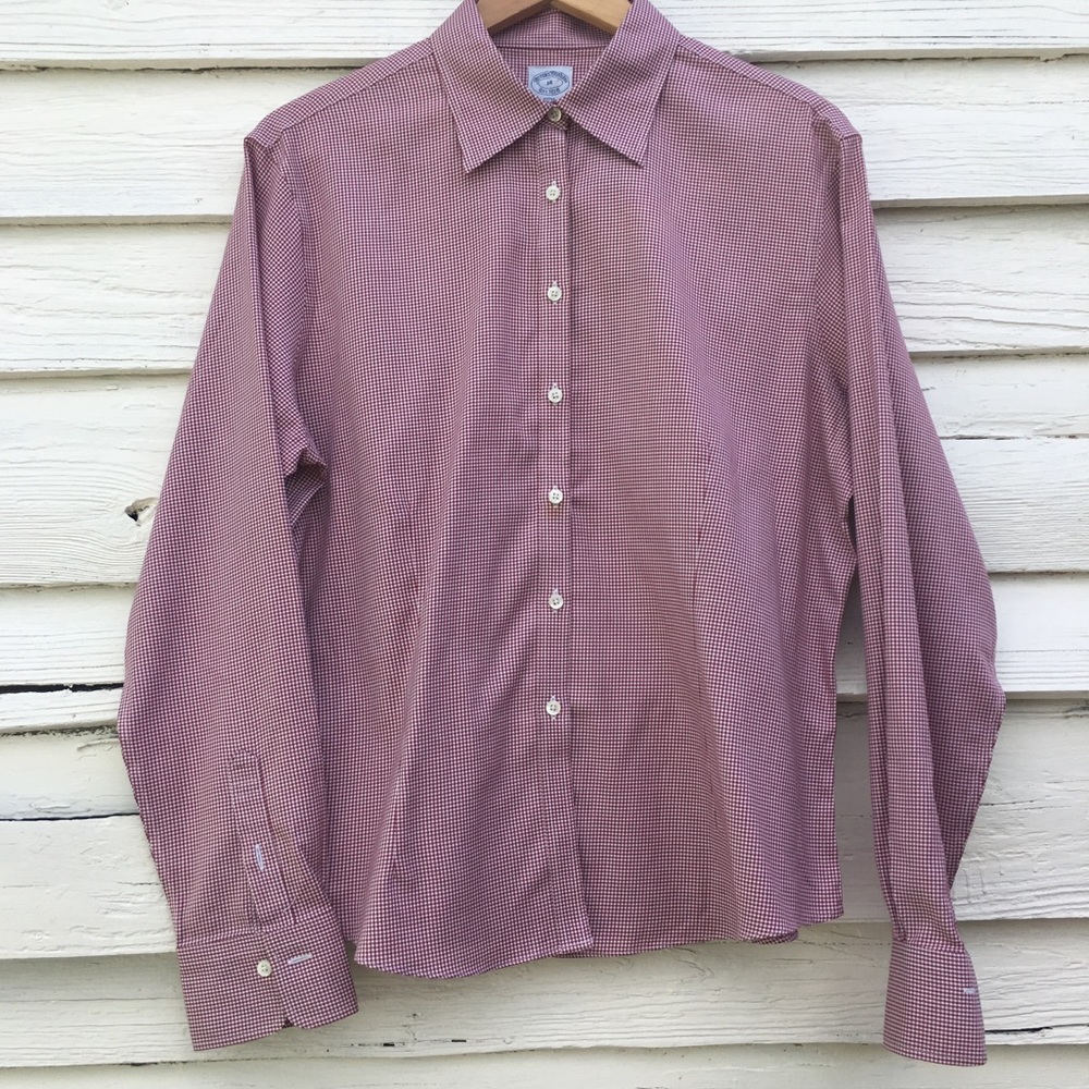 Brooks Brothers sz 14 non iron fitted blouse